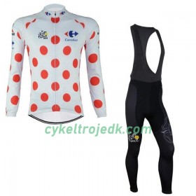 Cykeltøj Langærmet + Bib Cykelbukser 2017 Tour De France N003